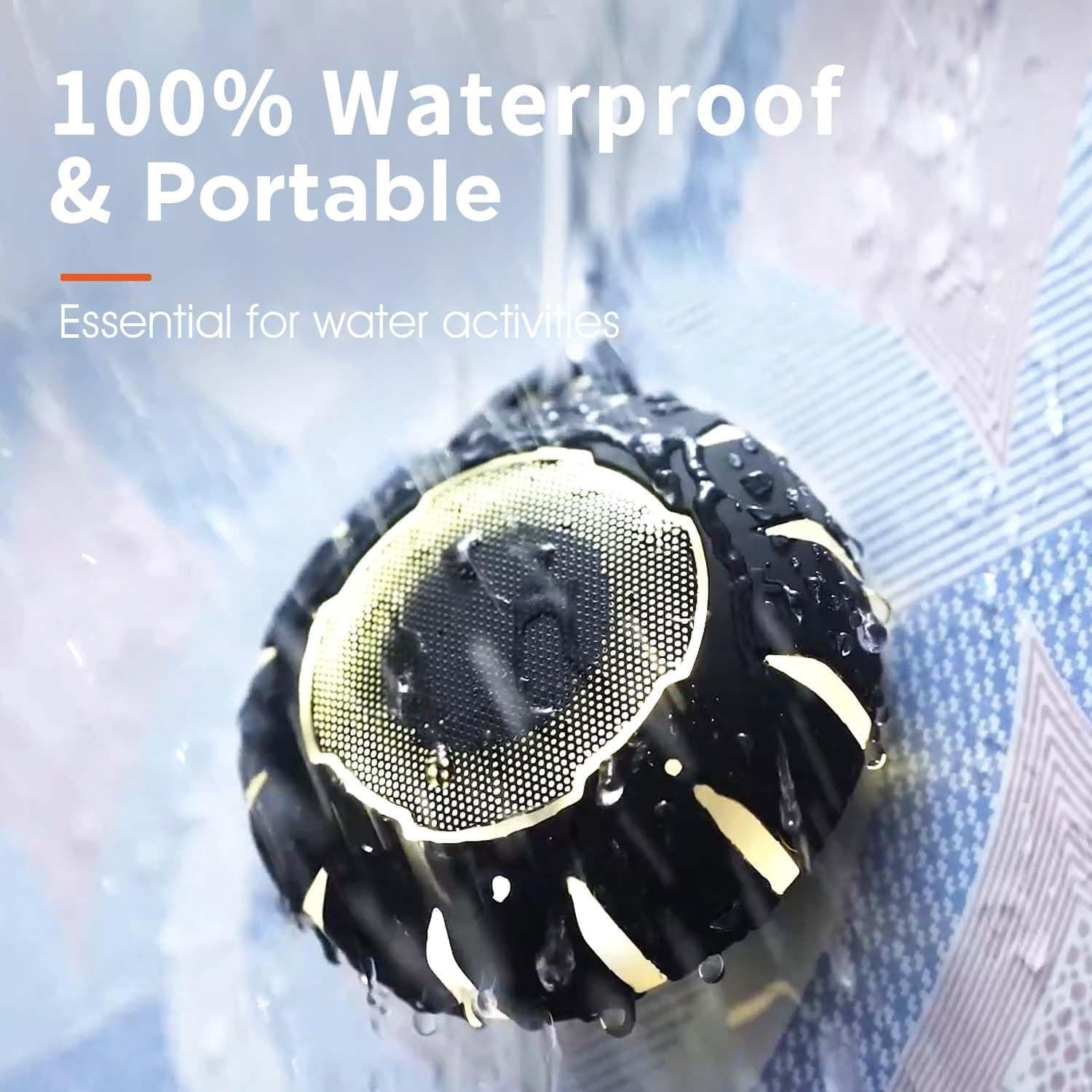 HEYSONG Waterproof Shower Bluetooth Speaker, Durable & Portable with Clear Sound - Thumbnail 8