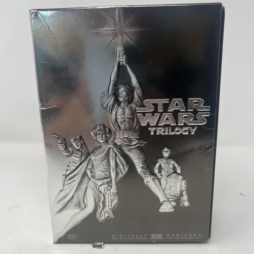 Star Wars Trilogy (DVD, 2004, 4-Disc Set, Widescreen Edition (A14)