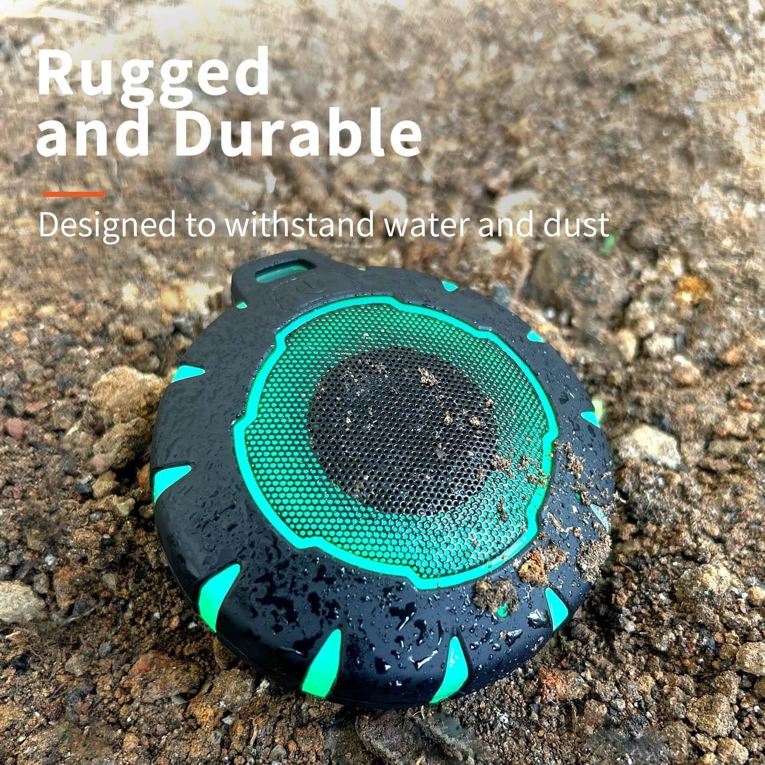HEYSONG Waterproof Shower Bluetooth Speaker, Durable & Portable with Clear Sound - Thumbnail 2