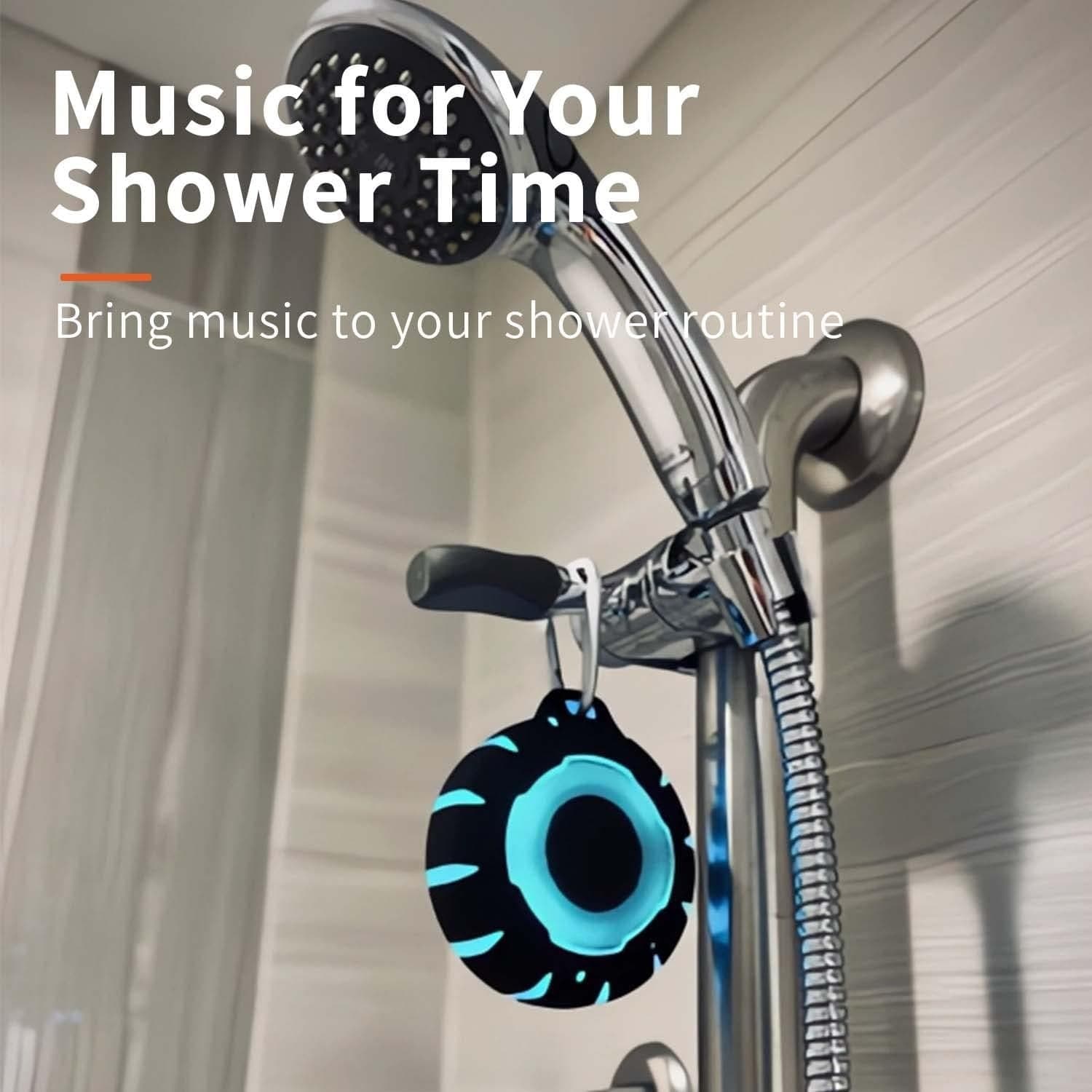 HEYSONG Waterproof Shower Bluetooth Speaker, Durable & Portable with Clear Sound - Thumbnail 3