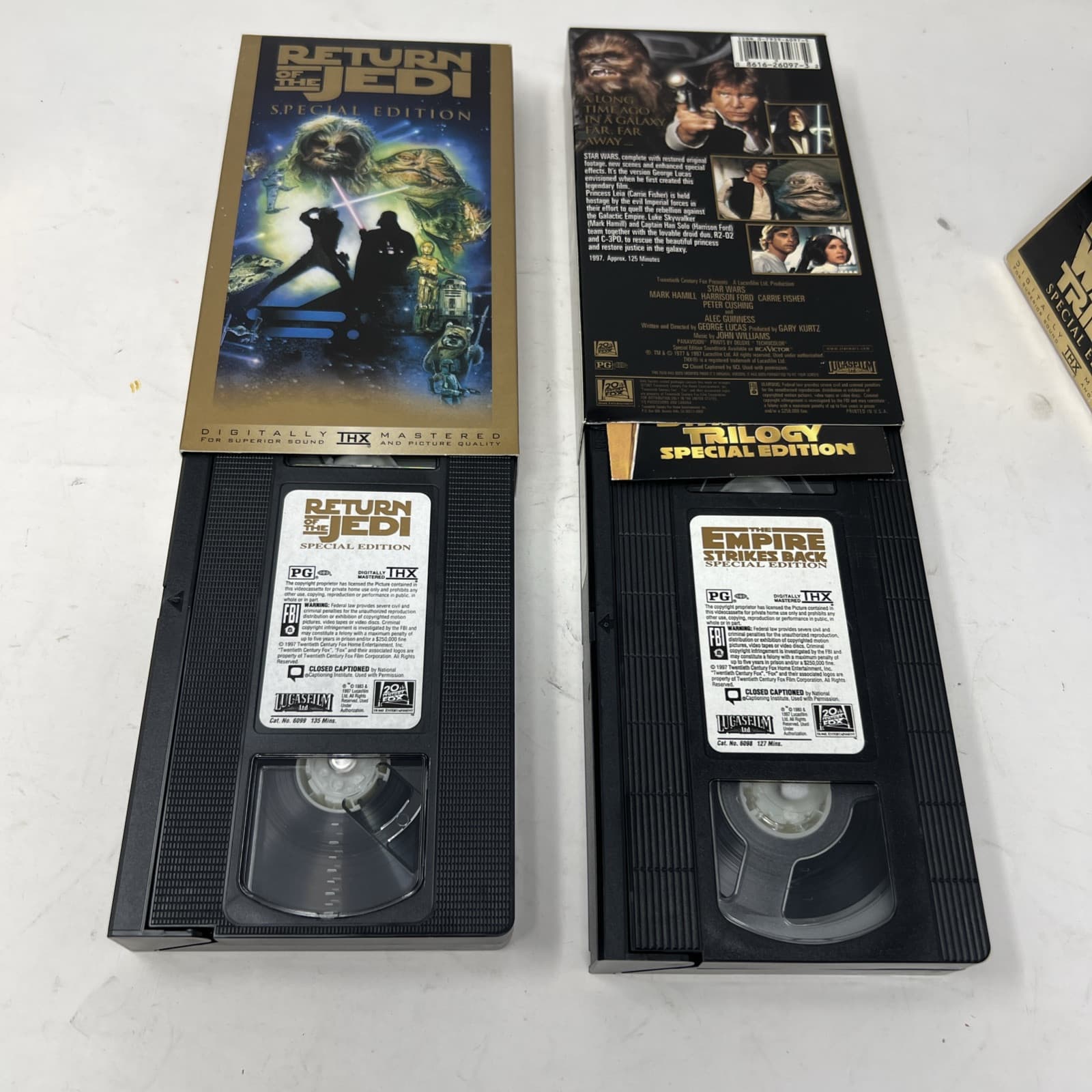 1997 The Star Wars Trilogy Special Edition VHS Box Set of 2Tapes (A2) - Thumbnail 6