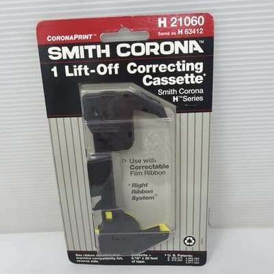 Smith Corona Lift-Off Correcting Cassette Tape Cartridge H21060 H63412 (A131)
