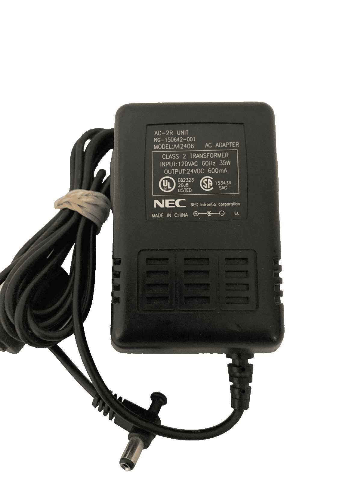 NEC A42406 AC Adapter NG-150642-001 Genuine 600mA AC-2R🔥A9