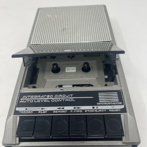 Vintage General Electric GE Tape Cassette Recorder Model 3-50160 - Tested (A14) - Thumbnail 6