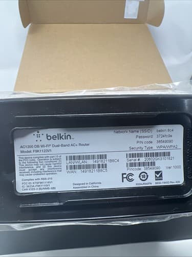 Belkin AC 1200 DB Wi-Fi Router (A1) - Thumbnail 7