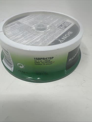 Sony DVD+R 16x 4.7GB 120 Minute (15 pack) New In Sealed Retail Package(A3) - Thumbnail 4