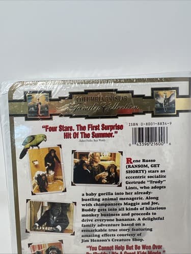 New Buddy (VHS 1998, Clamshell) Rene Russo Rips In Plastic (A1) - Thumbnail 4