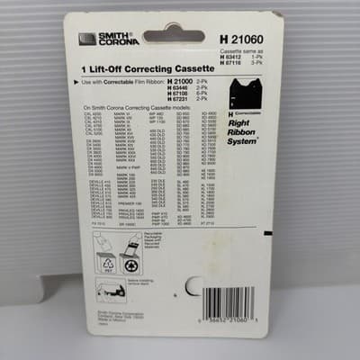 Smith Corona Lift-Off Correcting Cassette Tape Cartridge H21060 H63412 (A131) - Thumbnail 2