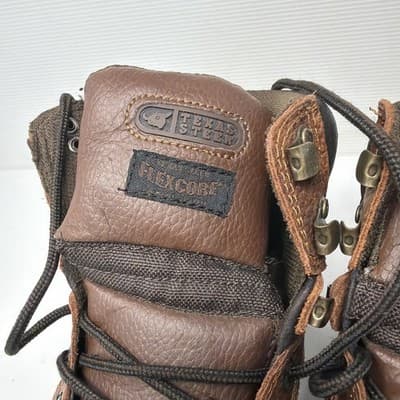 Texas Steer Boots Mens 9 W Kode Flexcore Work Boot 20130 Brown Leather - Thumbnail 2