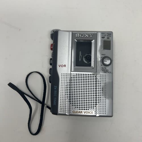 Sony TCM-200DV Handheld Cassette Recorder For Parts Or Repair (A1)