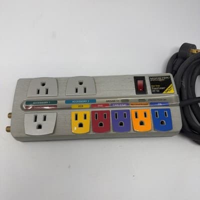 Monster Power HTS700 Home Theatre PowerCenter Surge Protector Outlet Vintage - Thumbnail 2