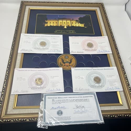 US coins $1 ((2007)presidential dollar Coin sets Grade A+++