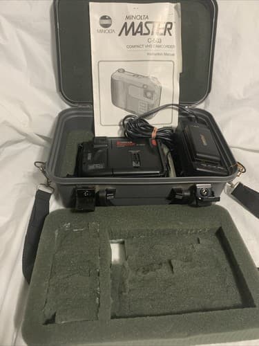 Minolta Master C-503 Series-C Camcorder VHSC F=4-12MM