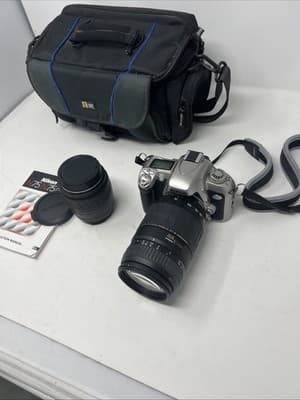 Nikon N75 35mm Film SLR Camera w/ AF Quantaray 70-300mm Lens Strap, Case - Thumbnail 12