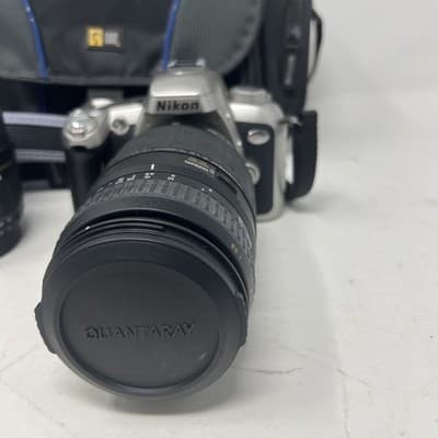 Nikon N75 35mm Film SLR Camera w/ AF Quantaray 70-300mm Lens Strap, Case - Thumbnail 3