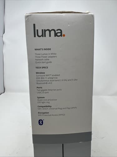 Luma Mesh Wi-Fi Wireless Whole Home Wi-Fi Router Surround Extender System 3-pack - Thumbnail 2