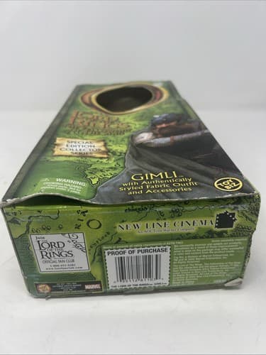 Lord Of The Rings 12" Gimli Action Figure Toy Biz MIB 2002 - Thumbnail 6