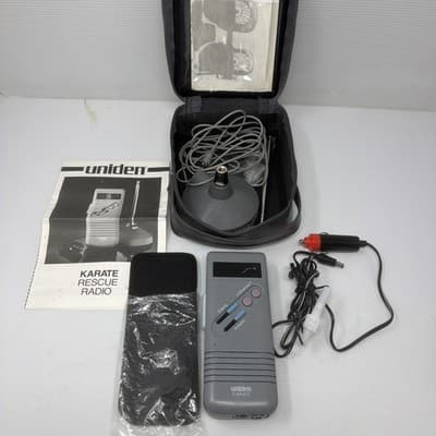 Uniden Karate Radio Emergency Handset Rescue Radio / Power Cord Works (A9)
