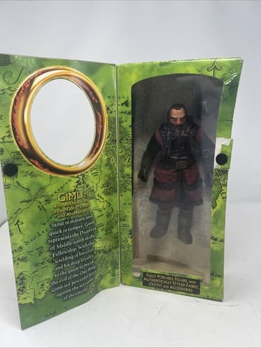 Lord Of The Rings 12" Gimli Action Figure Toy Biz MIB 2002 - Thumbnail 4