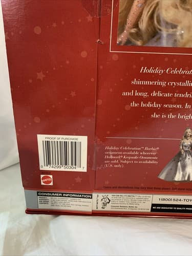 Mattel Holiday Celebration special 2001 Barbie Doll - 50304 - Thumbnail 5