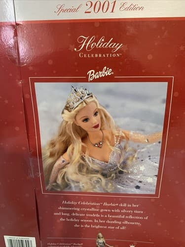Mattel Holiday Celebration special 2001 Barbie Doll - 50304 - Thumbnail 6