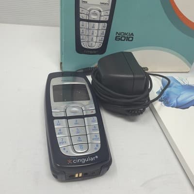 Vintage Nokia 6010 Cell Phone – Cingular: OEM Nokia Charger/w box (A131) - Thumbnail 2