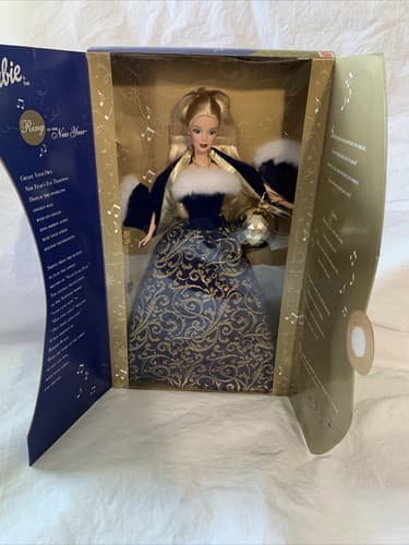 🔥🔥Ring in the New Year Barbie New Years 2001 #52742 Mattel 🔥🔥A8 - Thumbnail 3