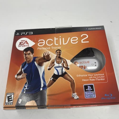 NEVER PLAYED EA Sports Active 2 Personal Trainer Bundle Sony PlayStation 3 PS3