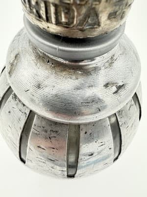 Rare Vintage Argentine Metal Soda Siphon Bottle - Domine e Hijos Machiel - Thumbnail 2
