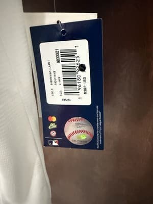 Youth L Mike Trout #27 Angels White Jersey MLB Genuine Merch 14/16 New W/Tags - Thumbnail 5