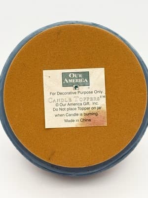 Vintage Lefton’s Candle Holder Lid 2 Lab Puppies - Thumbnail 2
