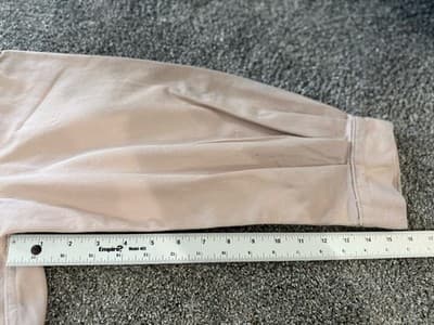 NWT COLZA Muted Pink Cropped Denim Jacket Corset Back BCI Cotton Size S Women’s - Thumbnail 15