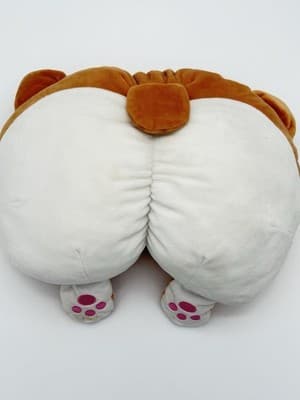 Corgi Butt Plush Neck Car Pillow Squishy Soft - Thumbnail 3