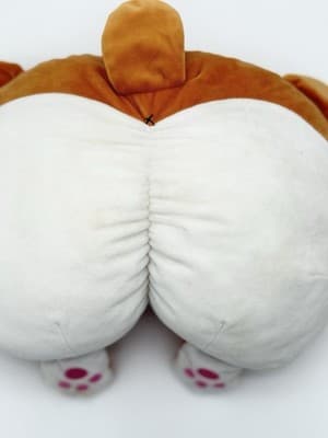 Corgi Butt Plush Neck Car Pillow Squishy Soft - Thumbnail 5