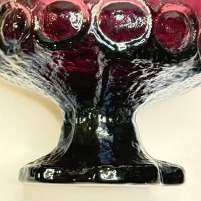 Vintage Madeira Plum Sherbet Glasses Tiffin MCM Franciscan Amythest - Thumbnail 3