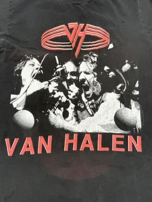 Van Halen F*ck ‘n Live Carnal Knowledge Concert T Shirt L Authentic Vintage - Thumbnail 13