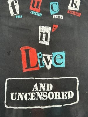 Van Halen F*ck ‘n Live Carnal Knowledge Concert T Shirt L Authentic Vintage - Thumbnail 14