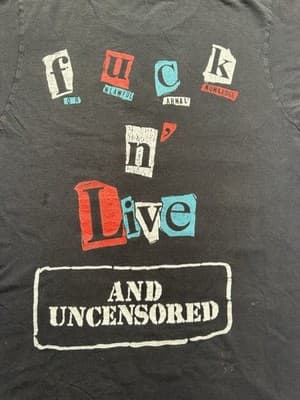 Van Halen F*ck ‘n Live Carnal Knowledge Concert T Shirt L Authentic Vintage - Thumbnail 6