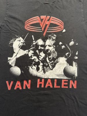 Van Halen F*ck ‘n Live Carnal Knowledge Concert T Shirt L Authentic Vintage - Thumbnail 3