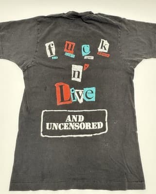 Van Halen F*ck ‘n Live Carnal Knowledge Concert T Shirt L Authentic Vintage - Thumbnail 15