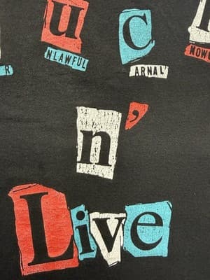 Van Halen F*ck ‘n Live Carnal Knowledge Concert T Shirt L Authentic Vintage - Thumbnail 7