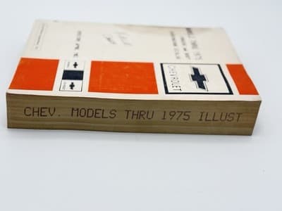 Vintage 1983 Chevrolet Models Thru 1975 Chassis & Body Illustration Catalog GM - Thumbnail 2