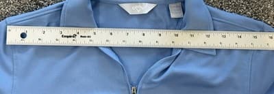 Callaway Women’s Light Blue Athletic 1/4 Zip Golf Polo Shirt Size M - Thumbnail 8