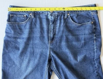 Seven7 Jeans Slim Straight Stretch High Rise Med Wash Women’s 16 90’s Style - Thumbnail 7