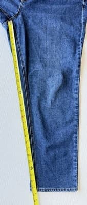 Seven7 Jeans Slim Straight Stretch High Rise Med Wash Women’s 16 90’s Style - Thumbnail 9