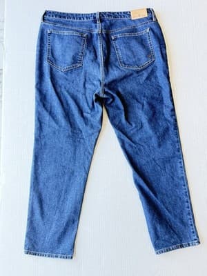Seven7 Jeans Slim Straight Stretch High Rise Med Wash Women’s 16 90’s Style - Thumbnail 17