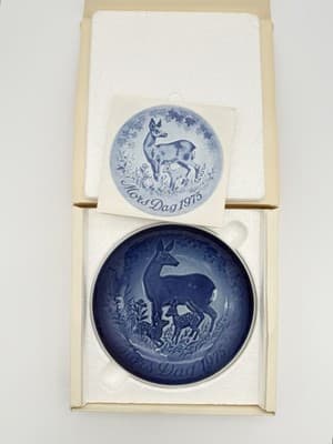 Set Of 3 Vintage BING & GRONDAHL 1971, 1975 & 1976 Mother’s Day Plates Mors Dag - Thumbnail 11