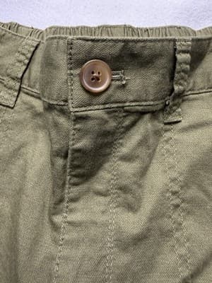 Gap Girlfriend Joggers Khaki Utility Cargo Midrise New W/Tags Relaxed Size 4 - Thumbnail 6