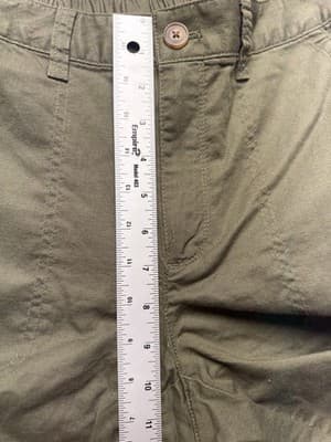 Gap Girlfriend Joggers Khaki Utility Cargo Midrise New W/Tags Relaxed Size 4 - Thumbnail 11
