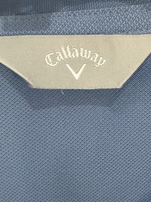 Callaway Women’s Light Blue Athletic 1/4 Zip Golf Polo Shirt Size M - Thumbnail 3